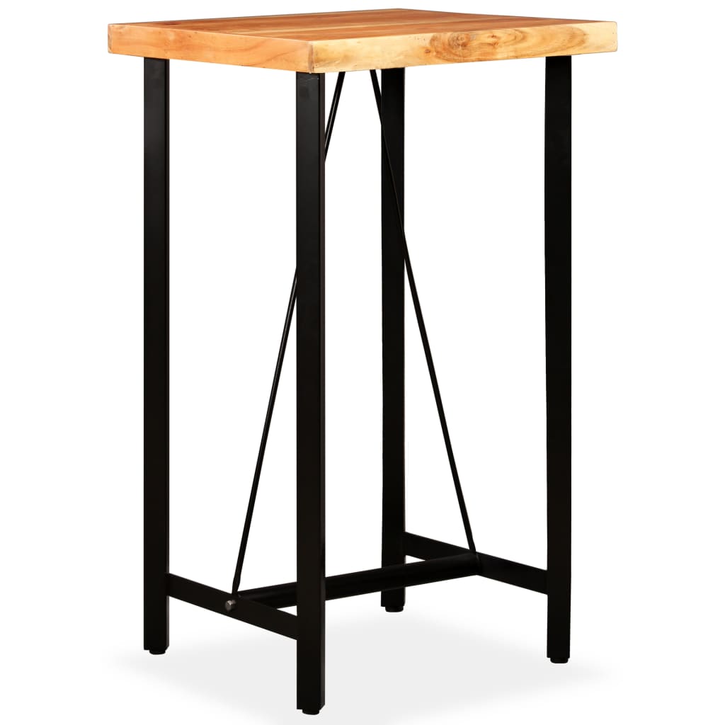 Ensemble de bar 3 pcs Bois d'acacia massif et de récupération - XIOS