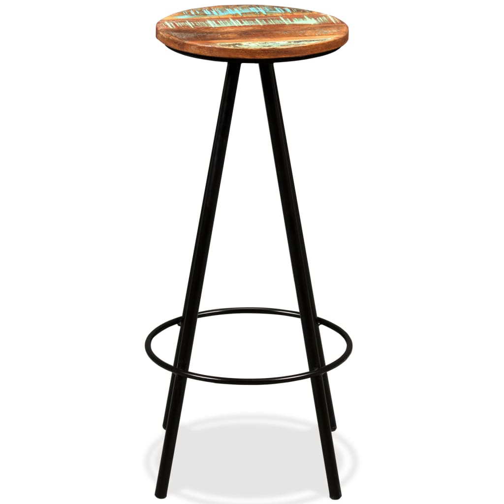 Ensemble de bar 7 pcs Bois d'acacia massif et de récupération - XIOS