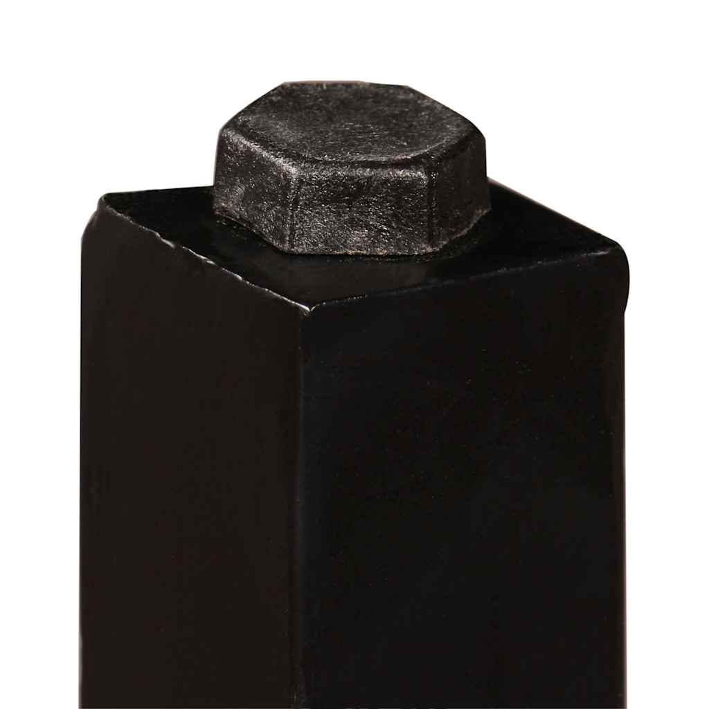 Ensemble de bar 5 pcs Bois massif recyclé et cuir véritable - XIOS
