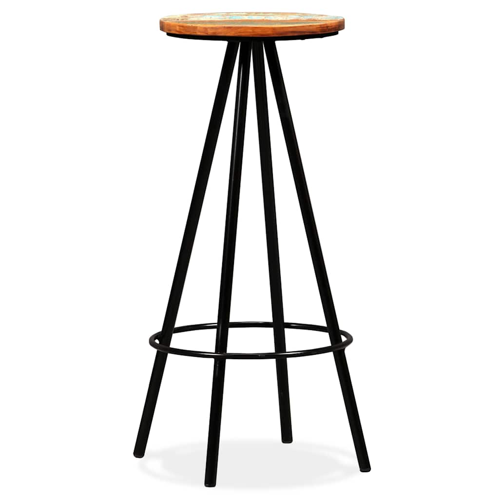 Ensemble de bar 5 pcs Bois de récupération massif