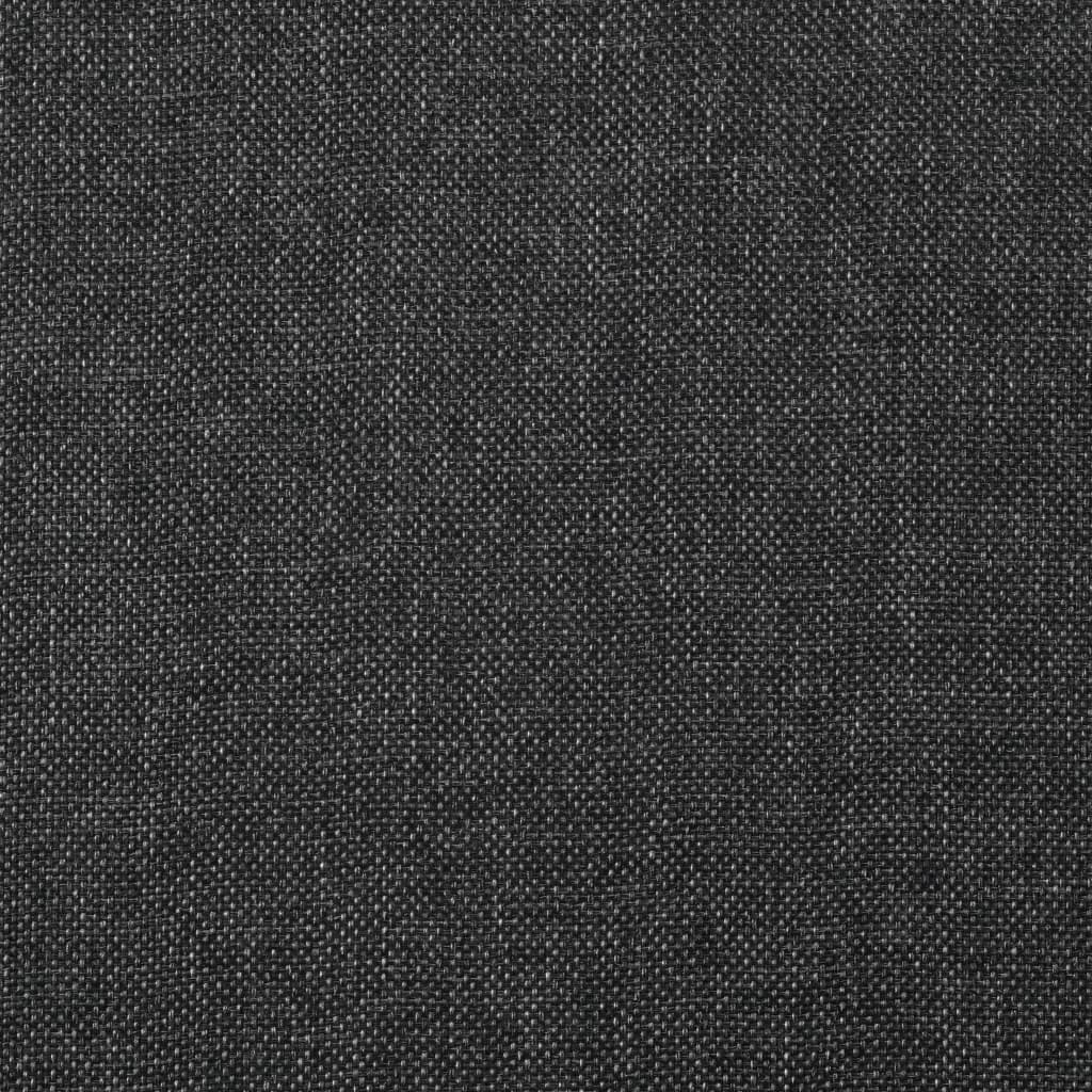 Chaises à manger lot de 6 gris foncé tissu - XIOS
