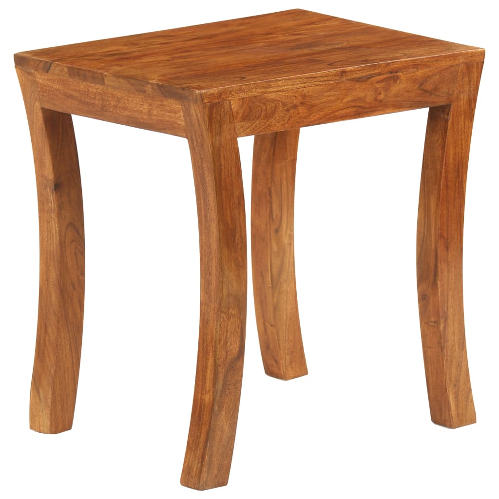Table gigogne 3 pcs Bois massif d'acacia 50x35x50 cm Marron - XIOS