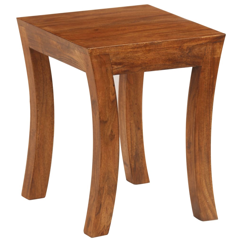 Table gigogne 3 pcs Bois massif d'acacia 50x35x50 cm Marron - XIOS