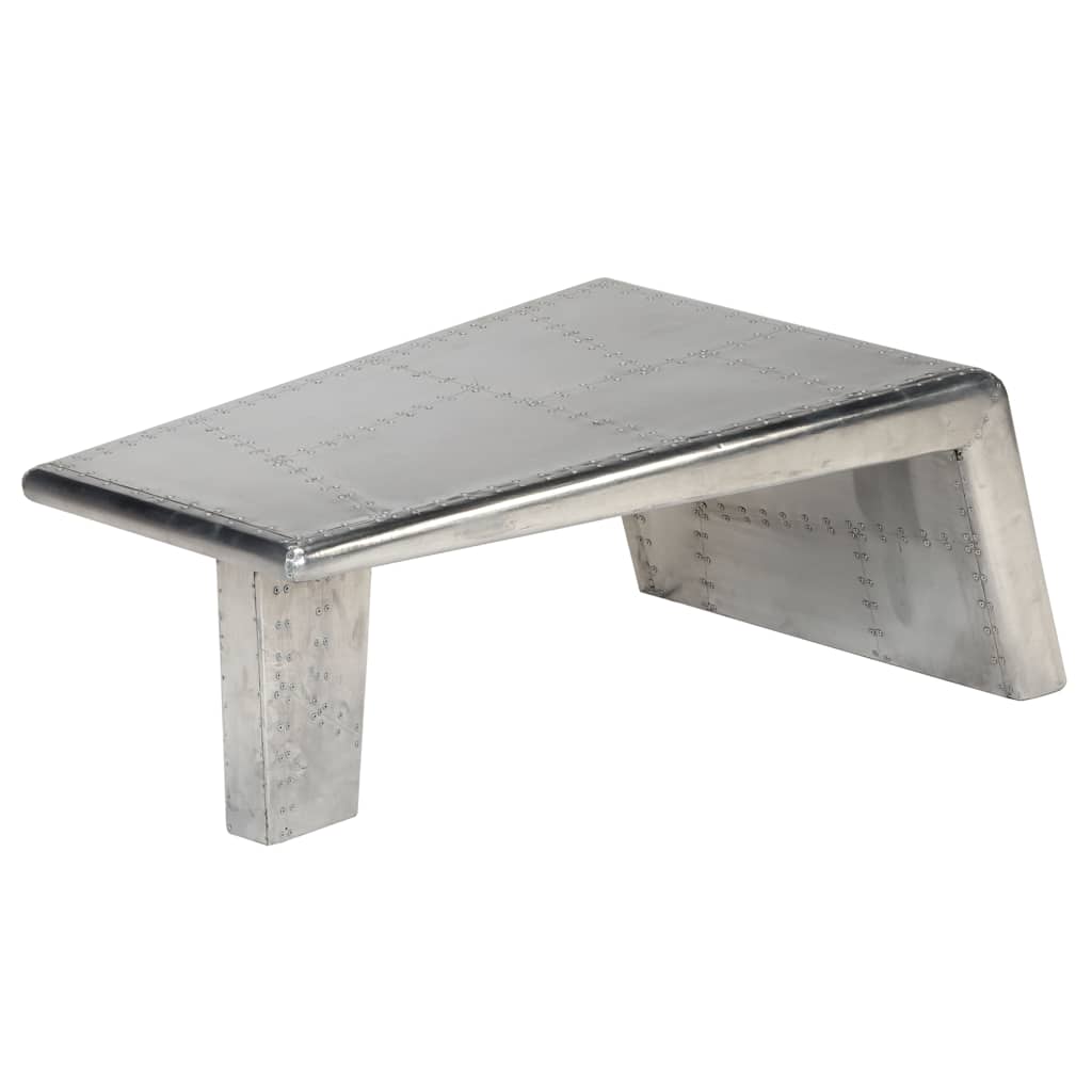 Table basse Aviator Style d'avion vintage Aluminium - XIOS