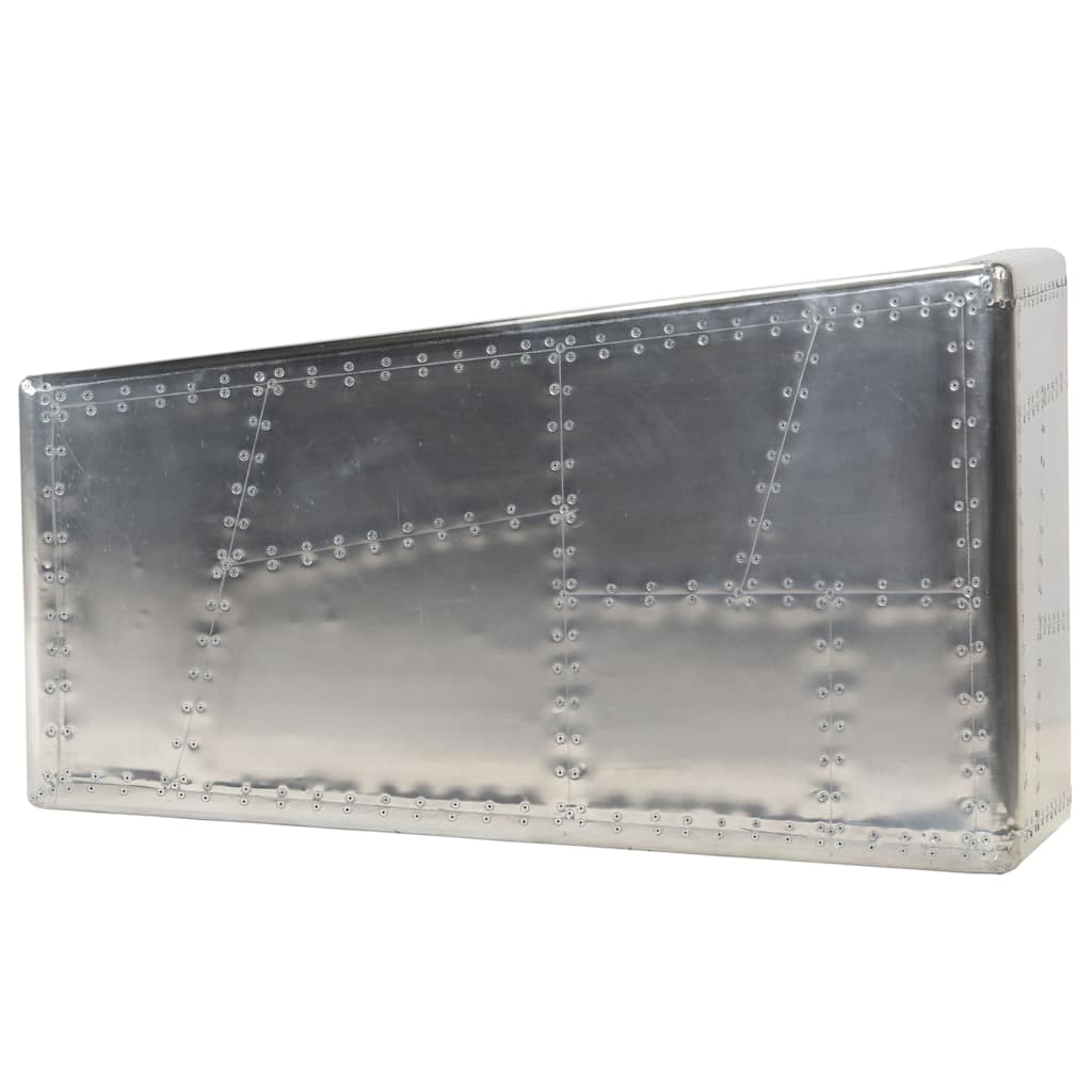 Table basse Aviator Style d'avion vintage Aluminium