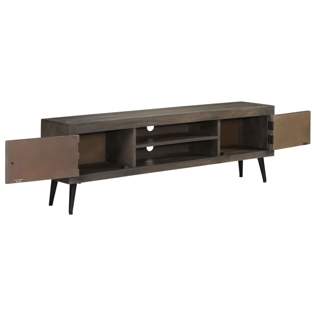 Meuble TV Bois massif de manguier 140 x 30 x 45 cm - XIOS