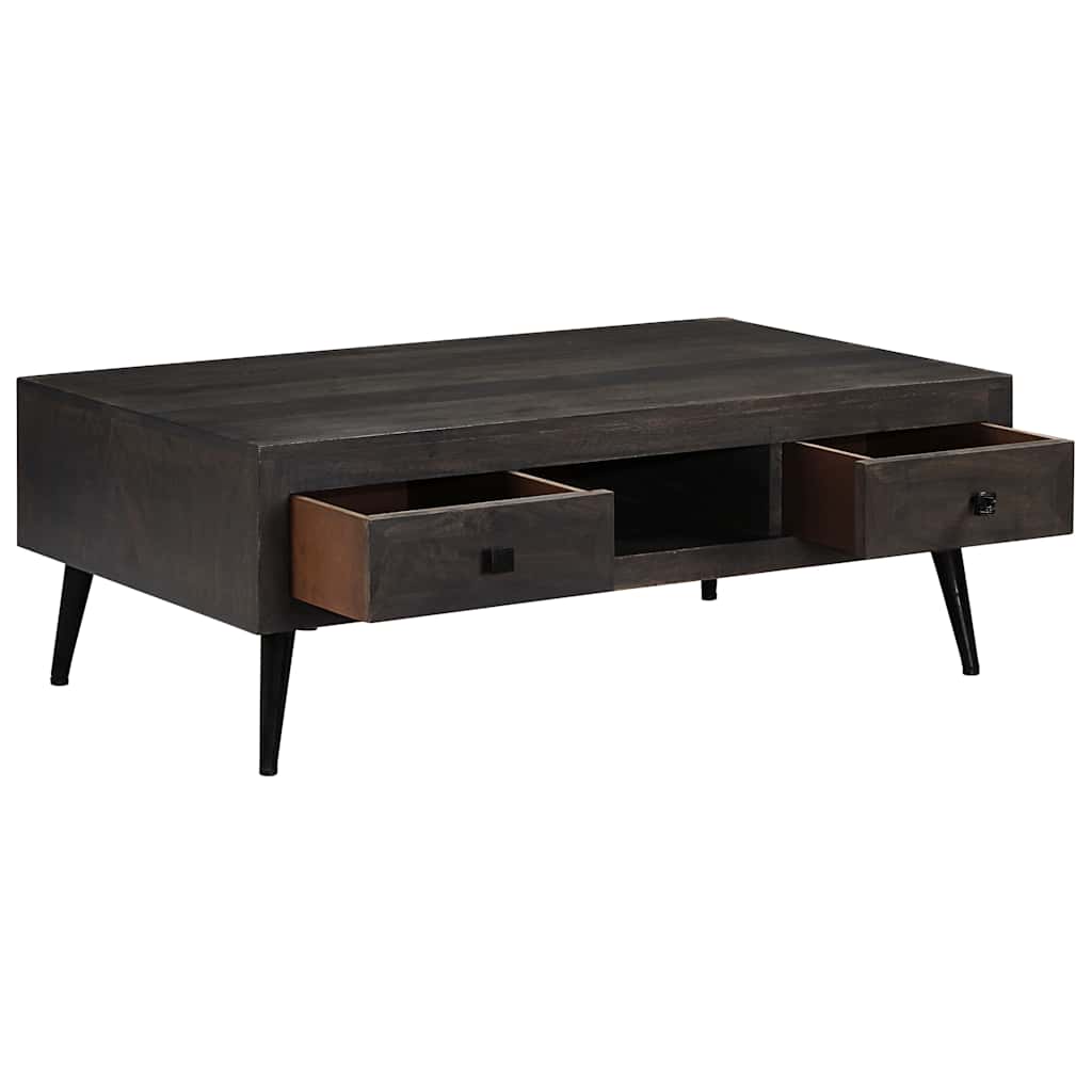 Table basse bois de manguier massif 100x60x35 cm - XIOS