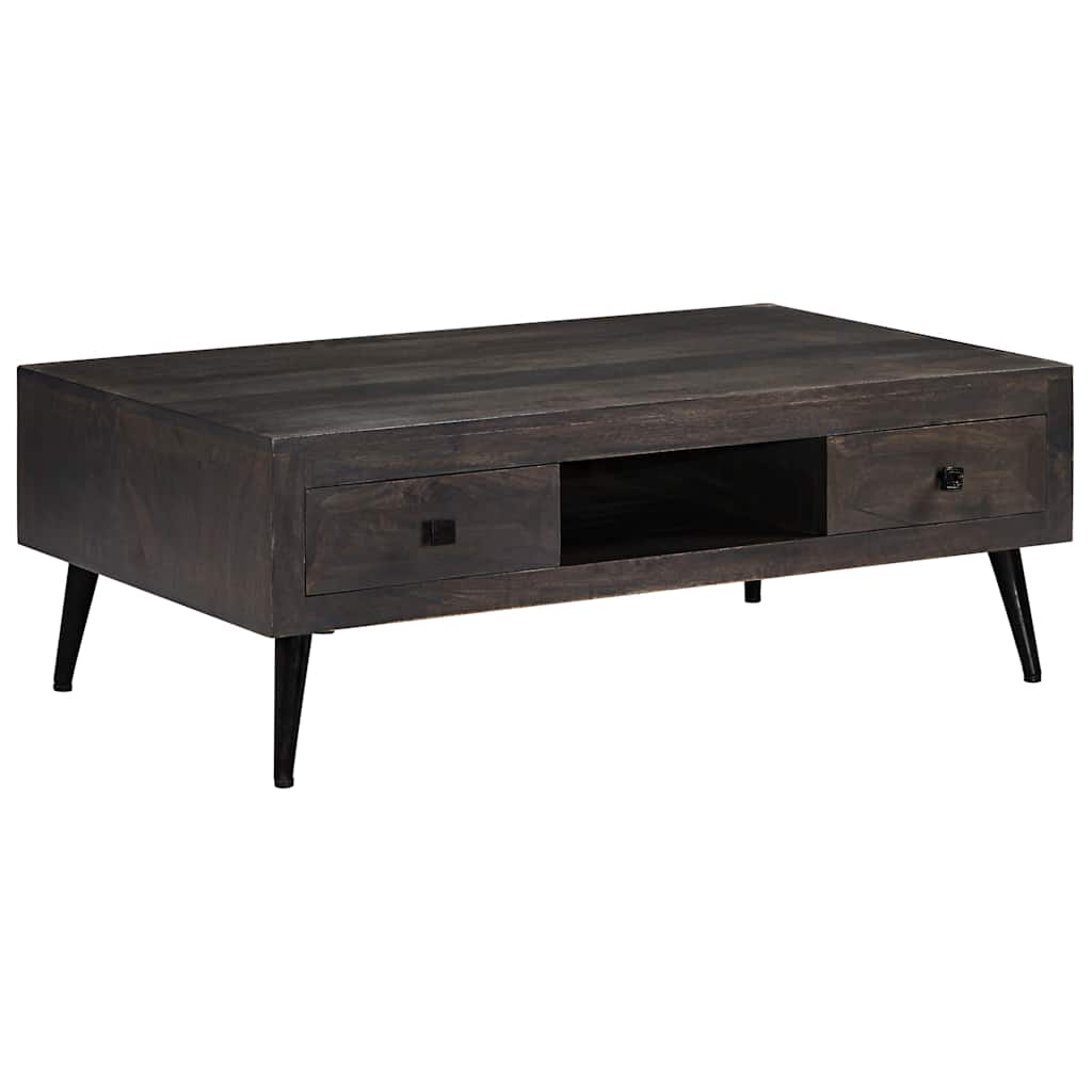Table basse bois de manguier massif 100x60x35 cm - XIOS