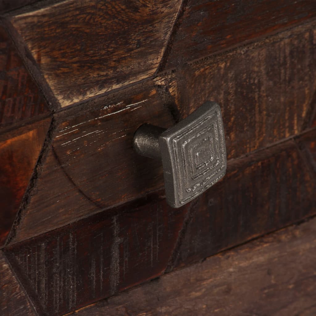 Table basse Bois de récupération solide 100x60x35 cm - XIOS