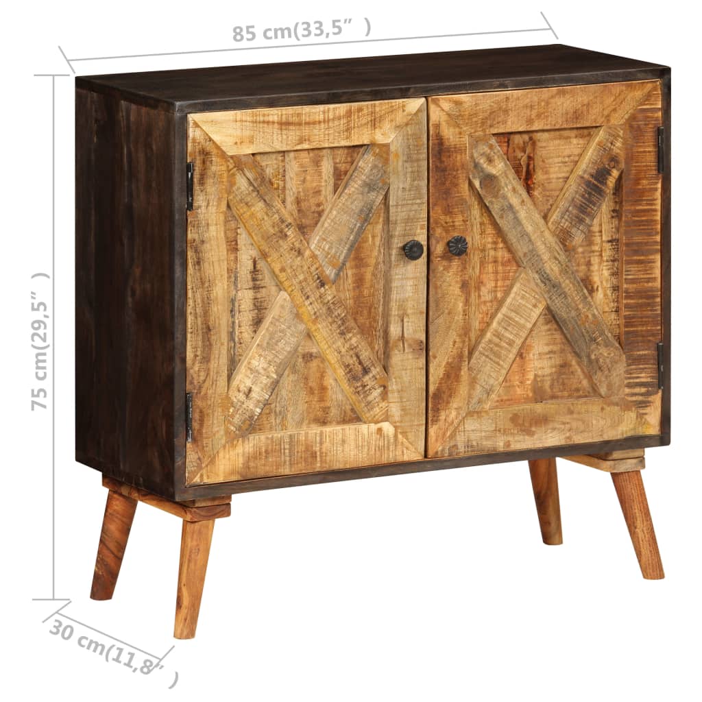 Buffet Bois de manguier massif 85x30x75 cm - XIOS