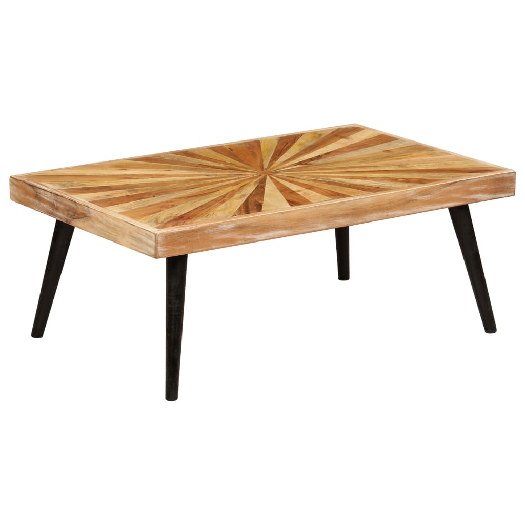 Table basse Bois de manguier massif 90x55x36 cm - XIOS