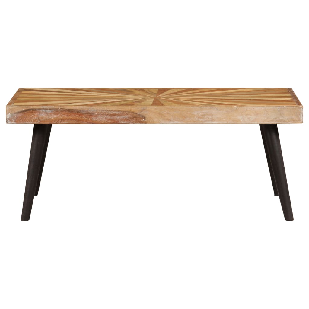Table basse Bois de manguier massif 90x55x36 cm - XIOS
