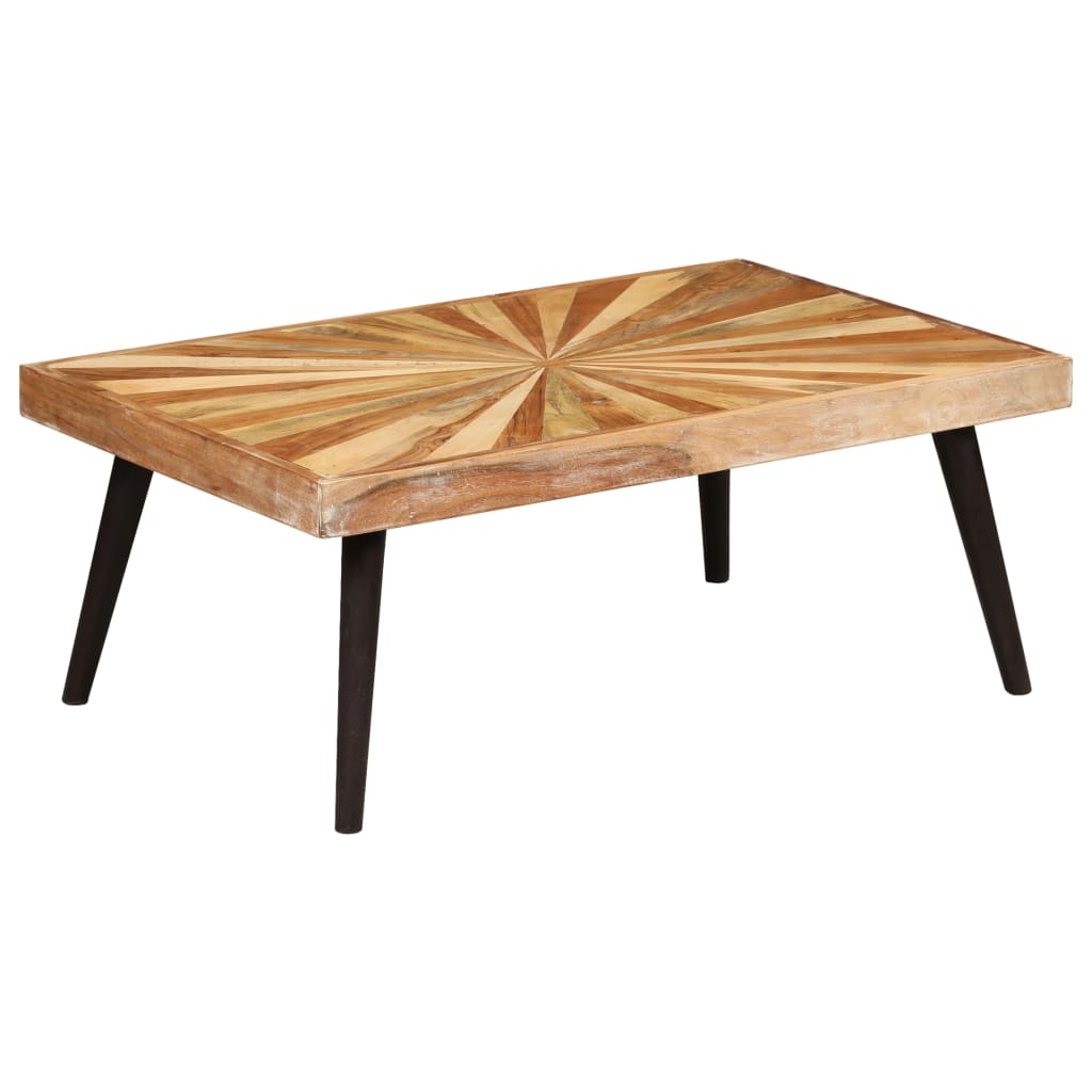 Table basse Bois de manguier massif 90x55x36 cm - XIOS