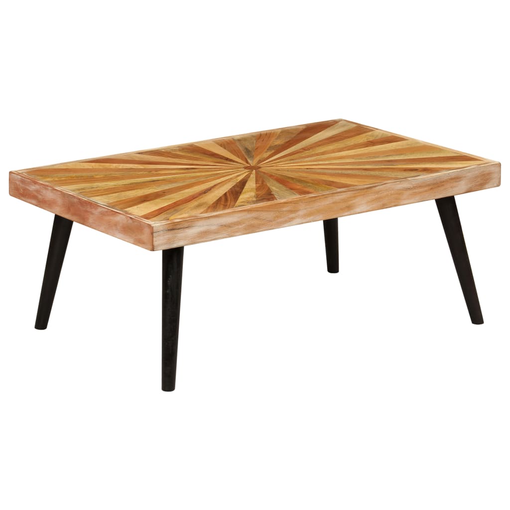 Table basse Bois de manguier massif 90x55x36 cm - XIOS