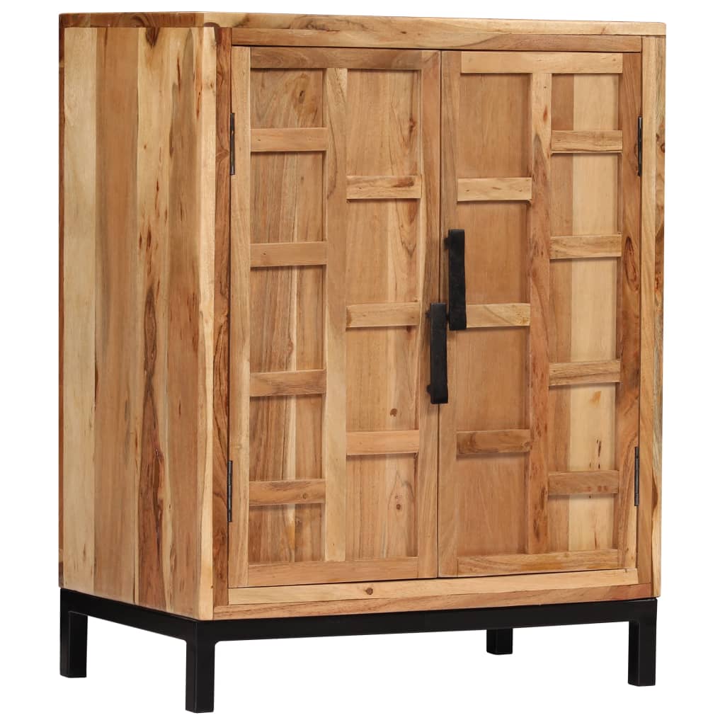 Buffet Bois d'acacia solide 60x35x76 cm Marron - XIOS