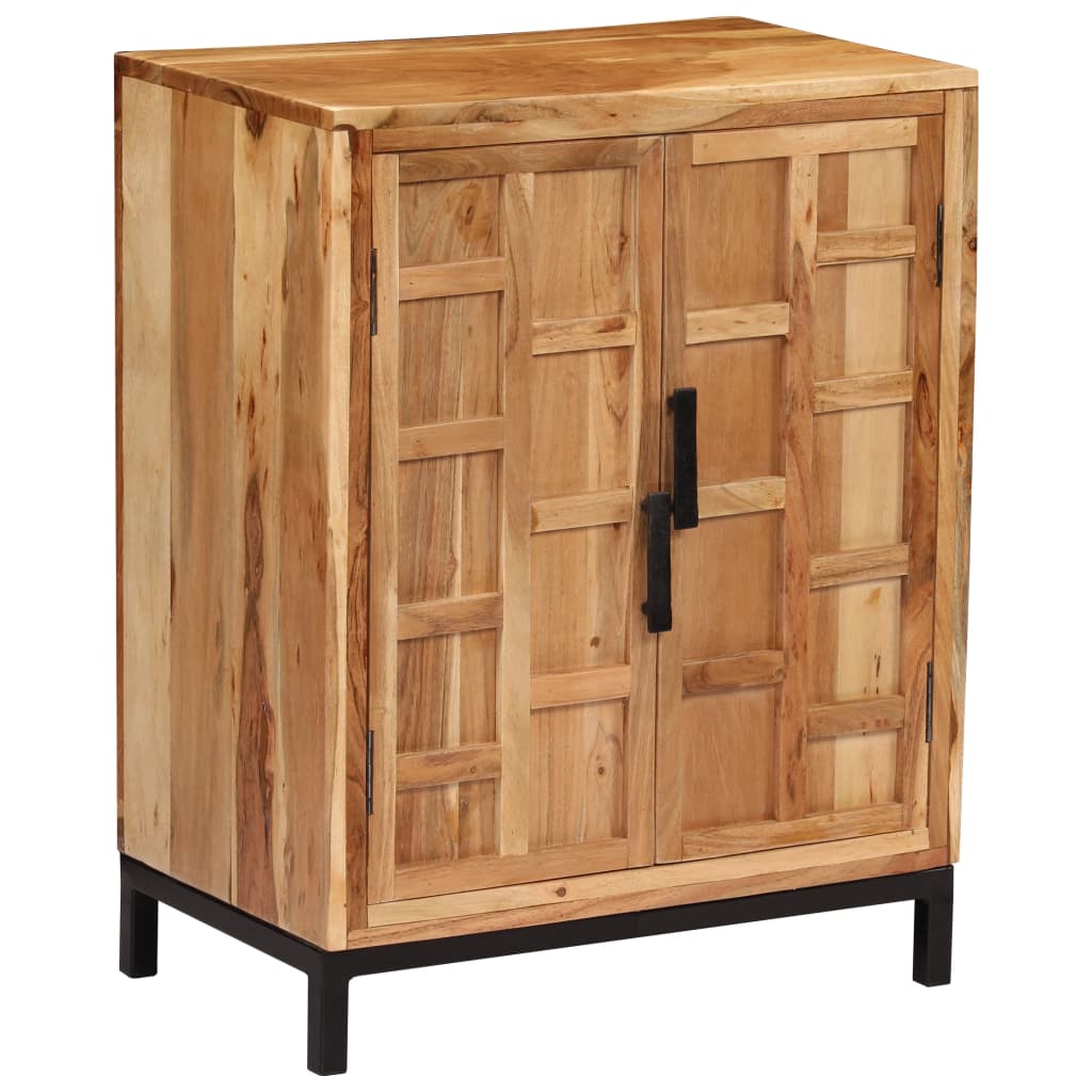 Buffet Bois d'acacia solide 60x35x76 cm Marron - XIOS