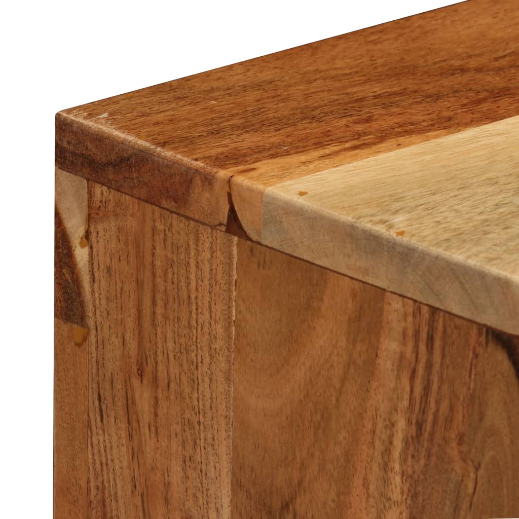 Buffet Bois d'acacia solide 60x35x76 cm Marron - XIOS