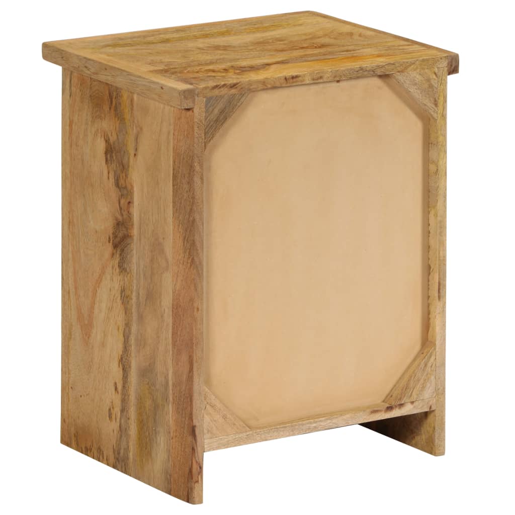 Table de chevet Bois de manguier massif 40x30x50 cm - XIOS