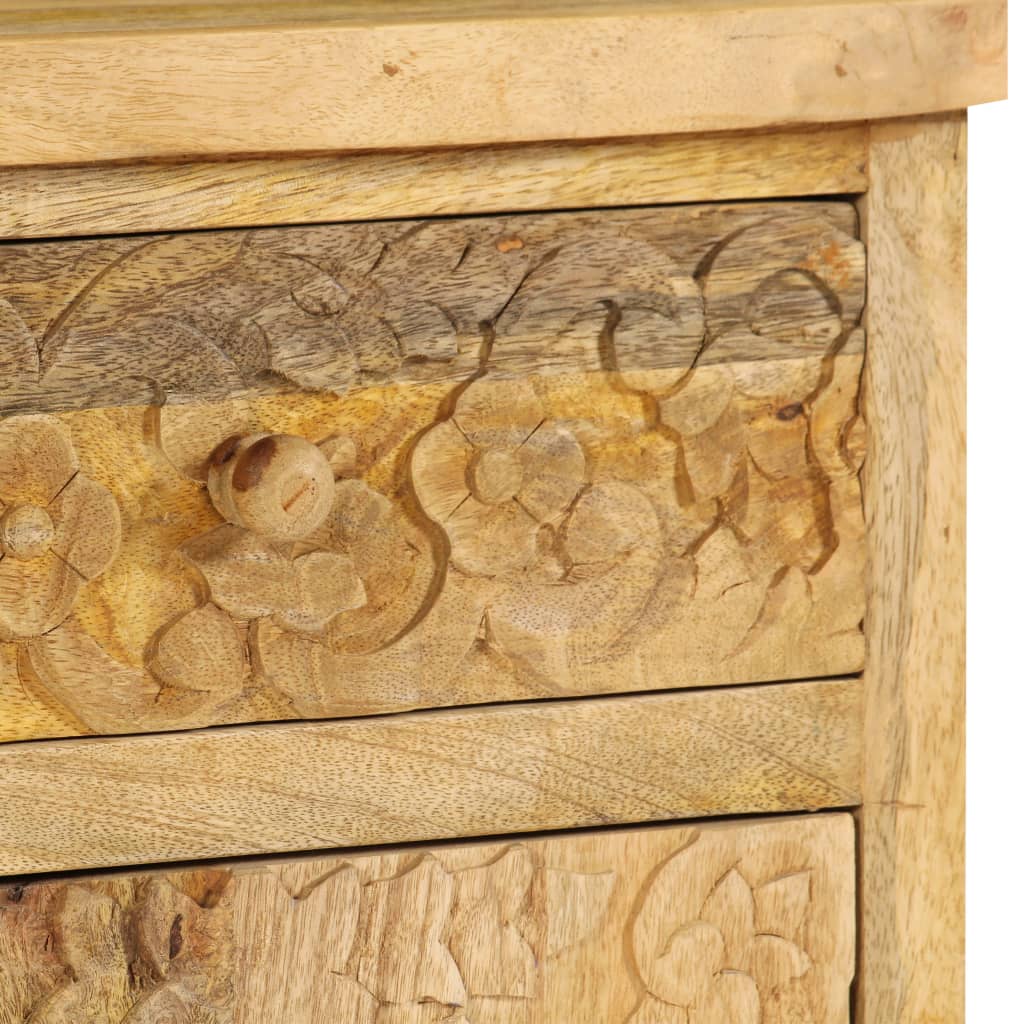 Table de chevet Bois de manguier massif 40x30x50 cm - XIOS