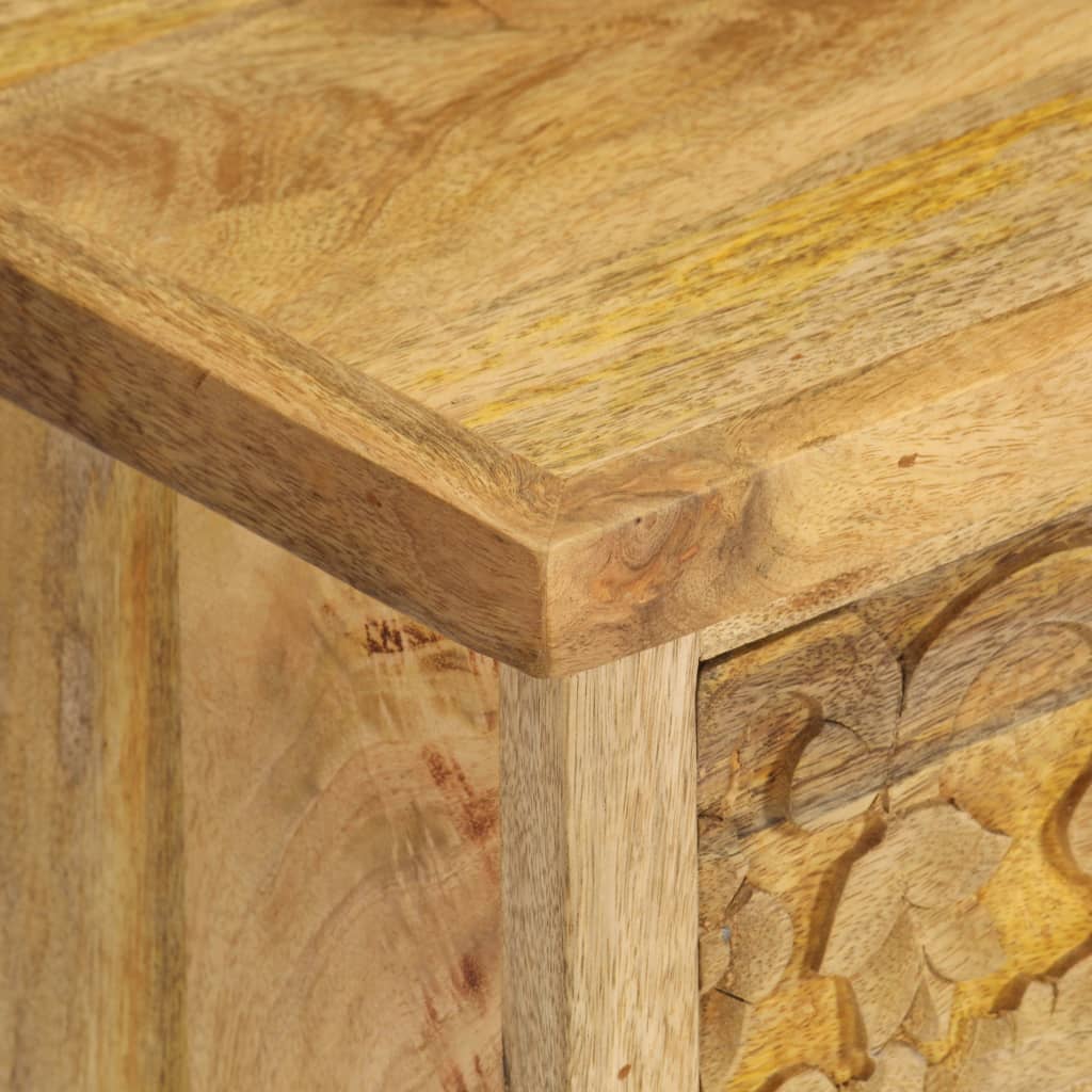 Table de chevet Bois de manguier massif 40x30x50 cm - XIOS