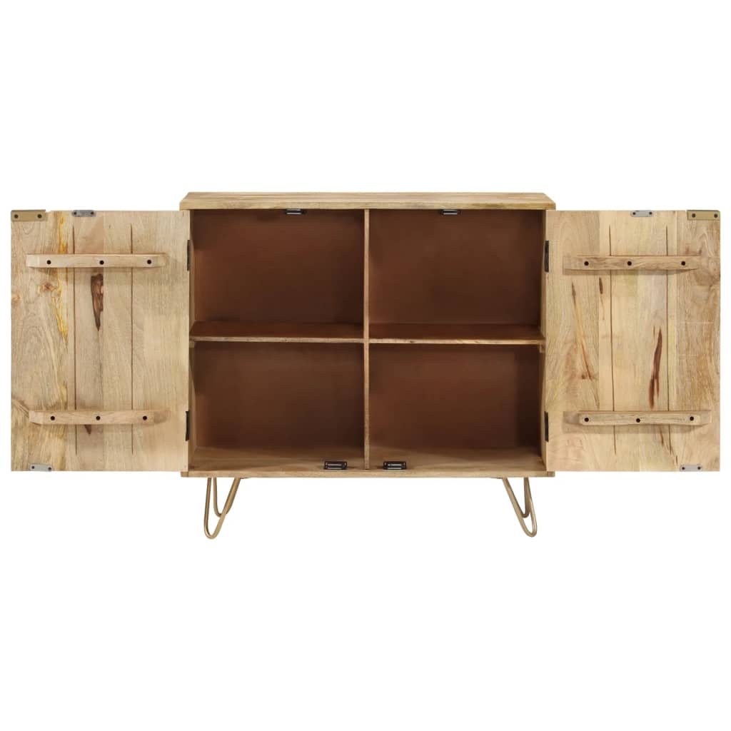 Buffet 80x30x75 cm Bois de manguier solide - XIOS