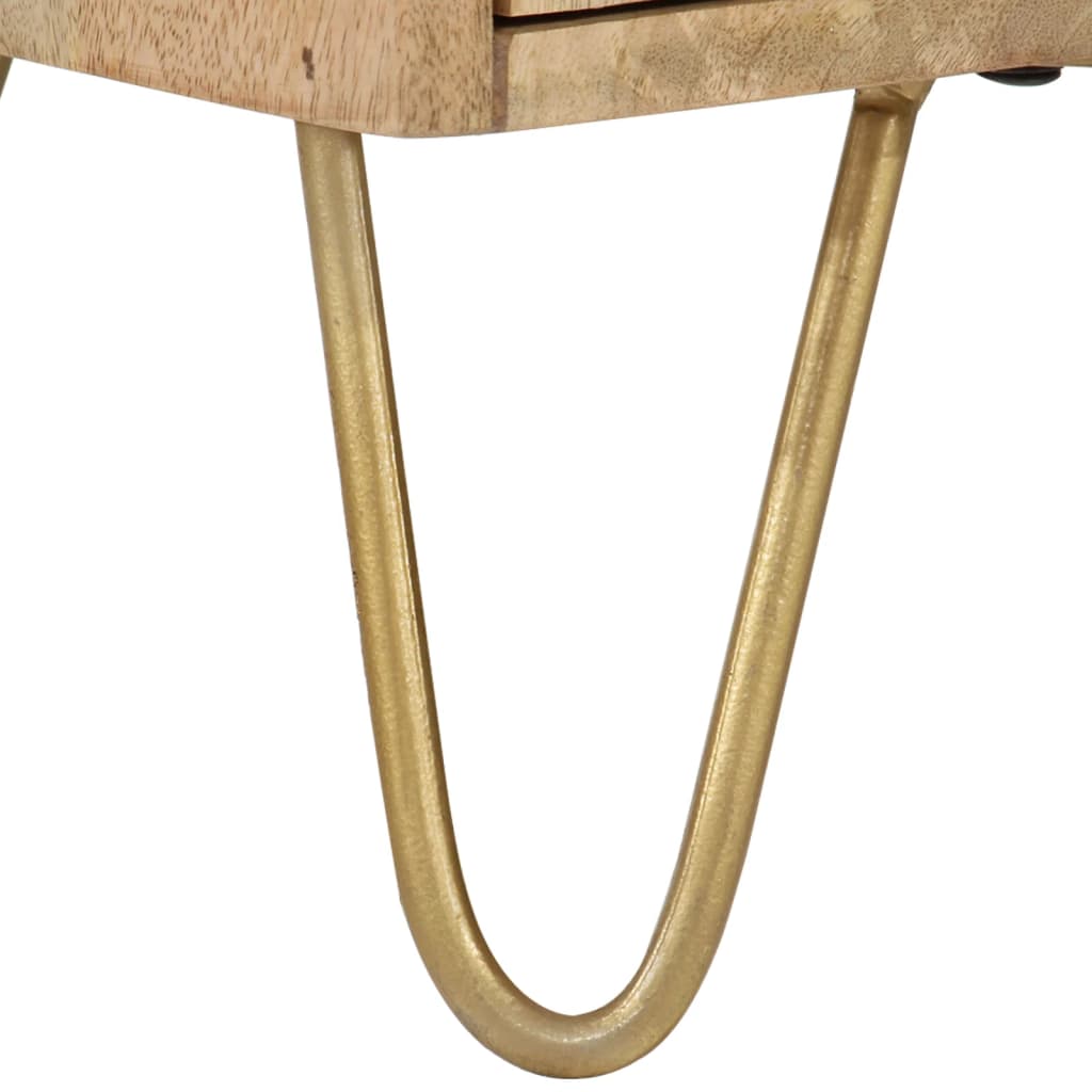 Buffet 80x30x75 cm Bois de manguier solide - XIOS