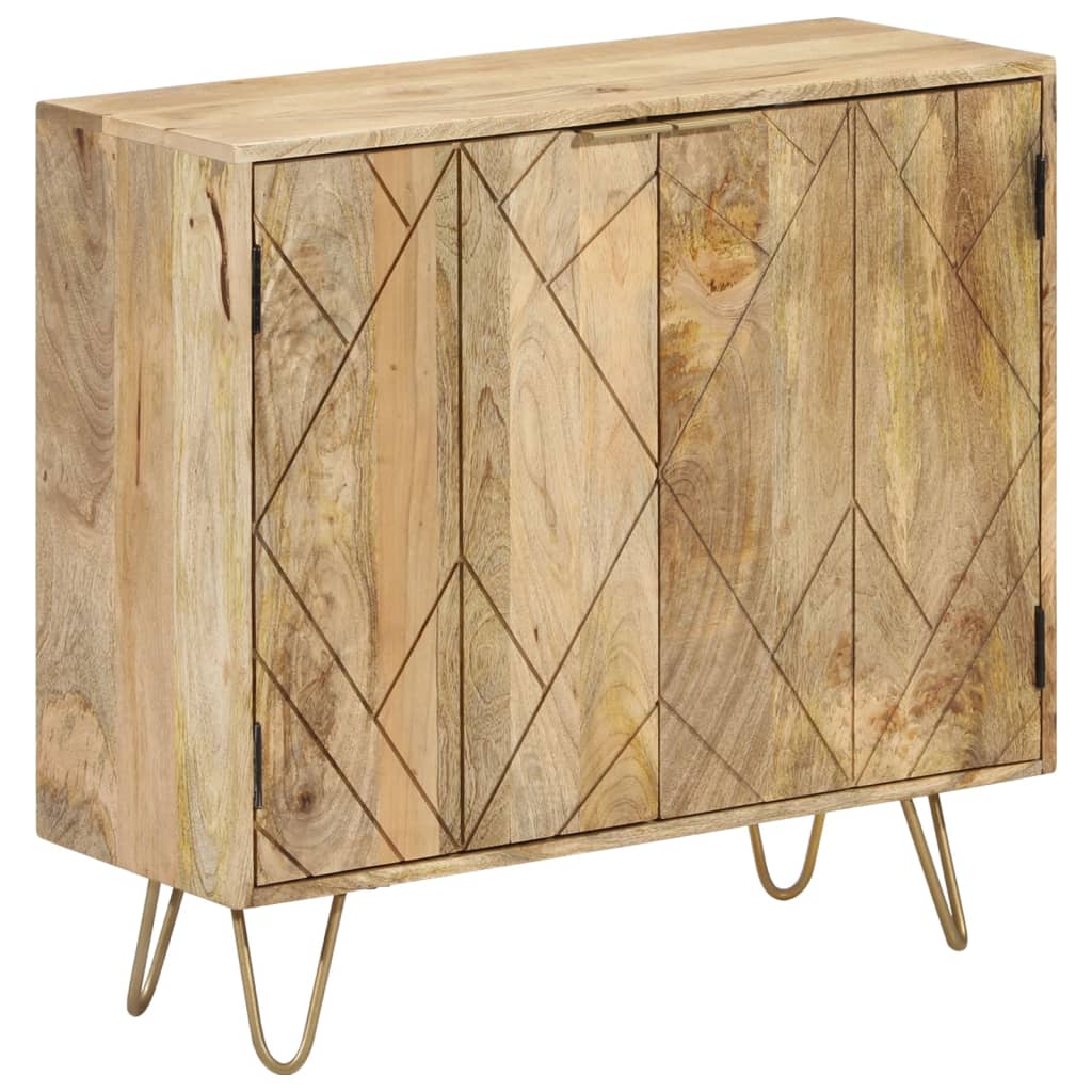 Buffet 80x30x75 cm Bois de manguier solide - XIOS