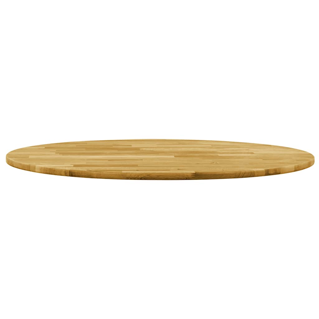 Dessus de table Bois de chêne massif Rond 23 mm 700 mm - XIOS