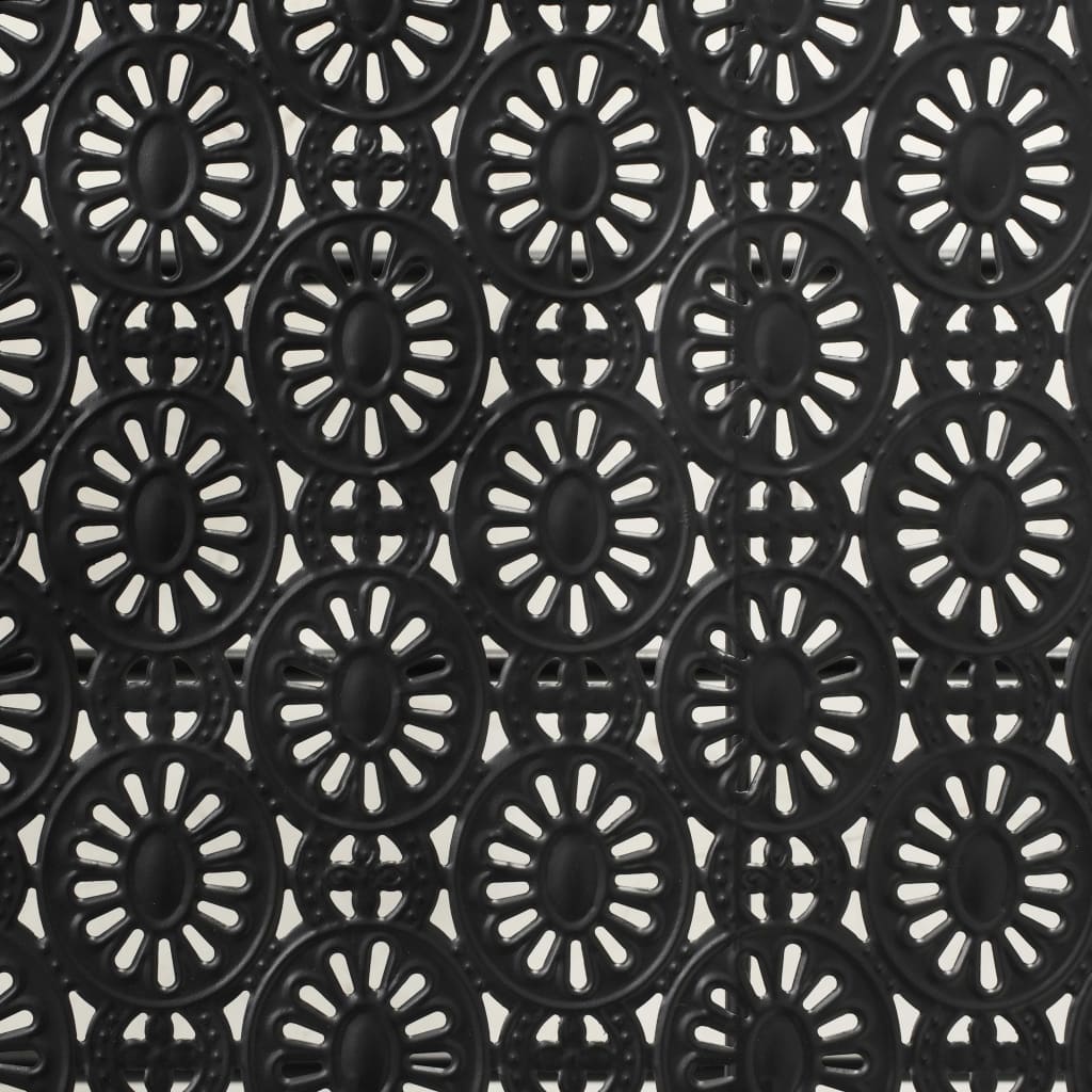 Table basse pliante Style vintage Métal 100x50x45 cm Noir - XIOS