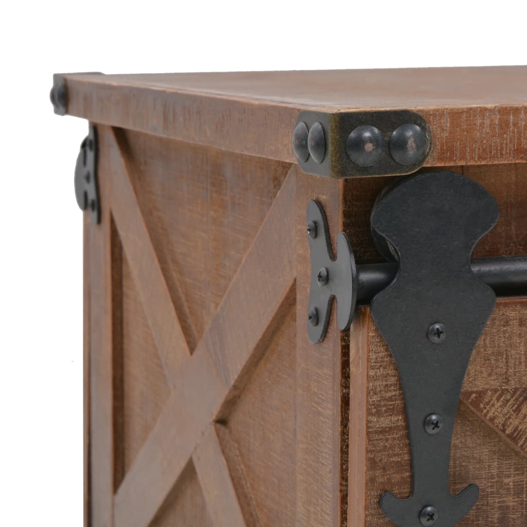 Table basse Bois de sapin massif 91x51x38 cm Marron - XIOS