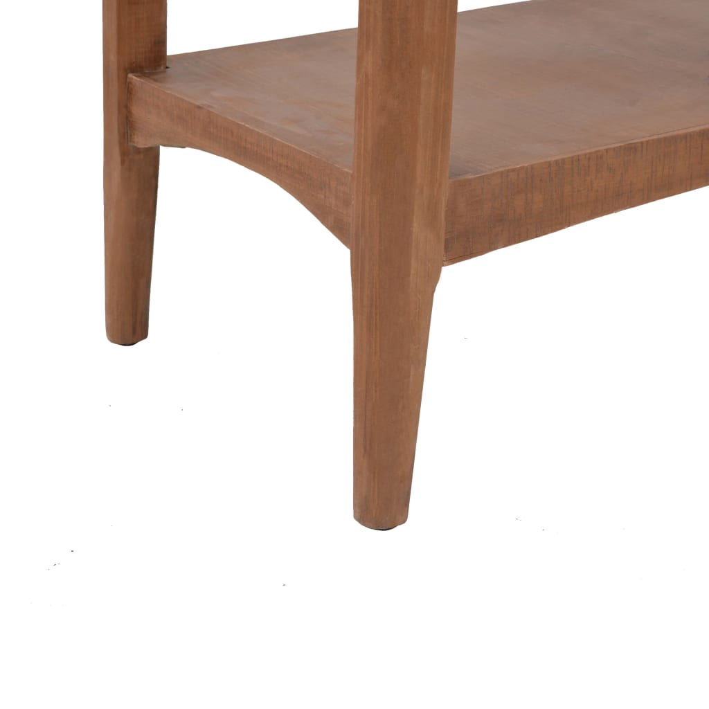 Table console bois de sapin massif 126 x 40 x 77,5 cm Marron - XIOS