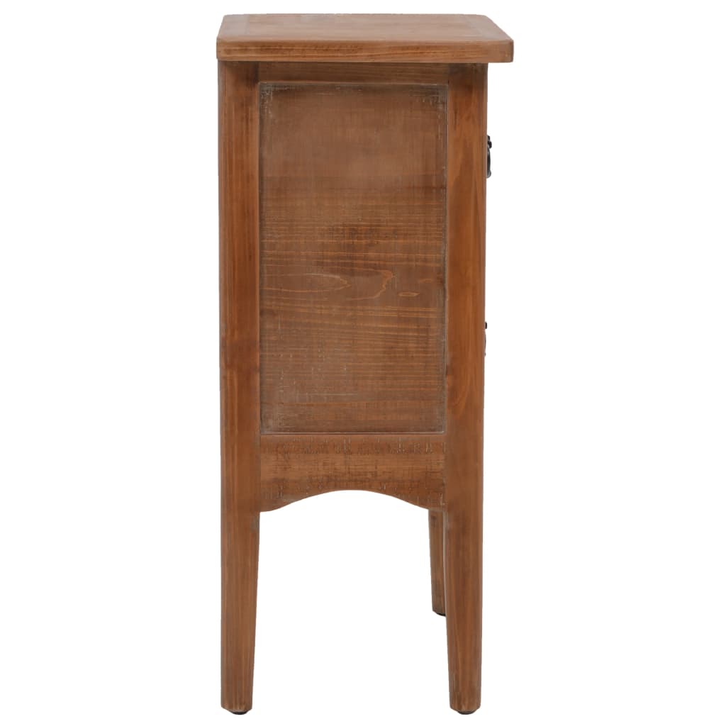 Table de chevet Bois de sapin massif 40 x 29 x 68 cm Marron - XIOS