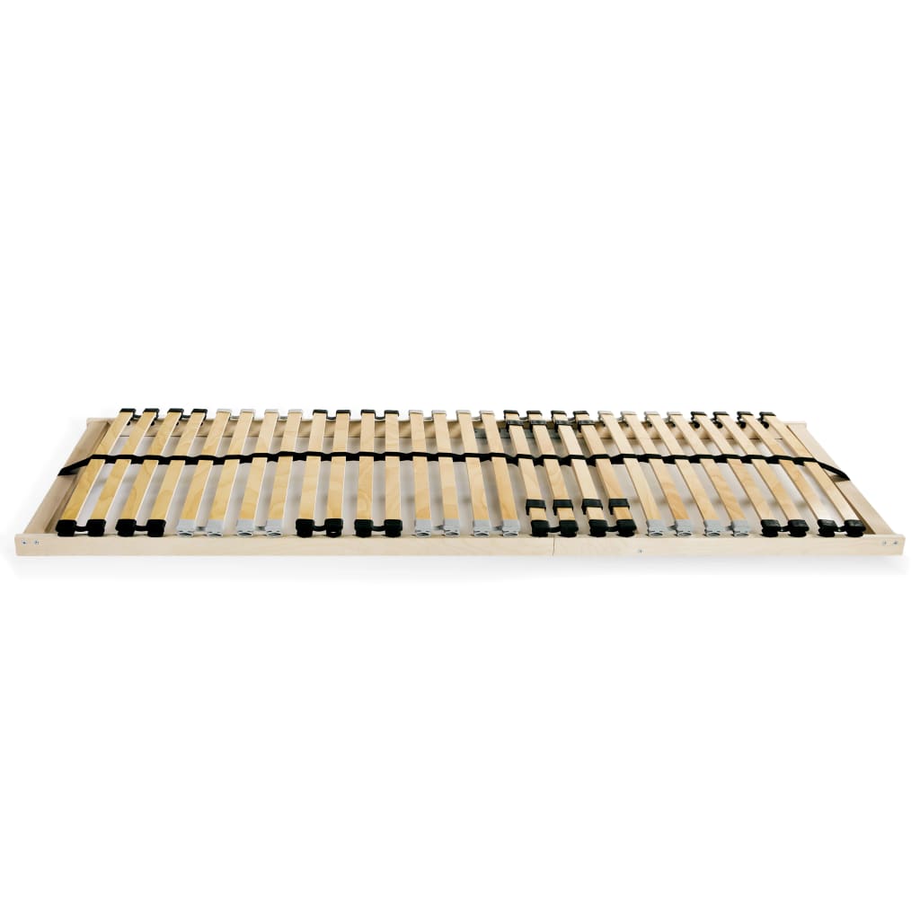 Sommier à lattes sans matelas avec 28 lattes 7 zones 90x200 cm - XIOS
