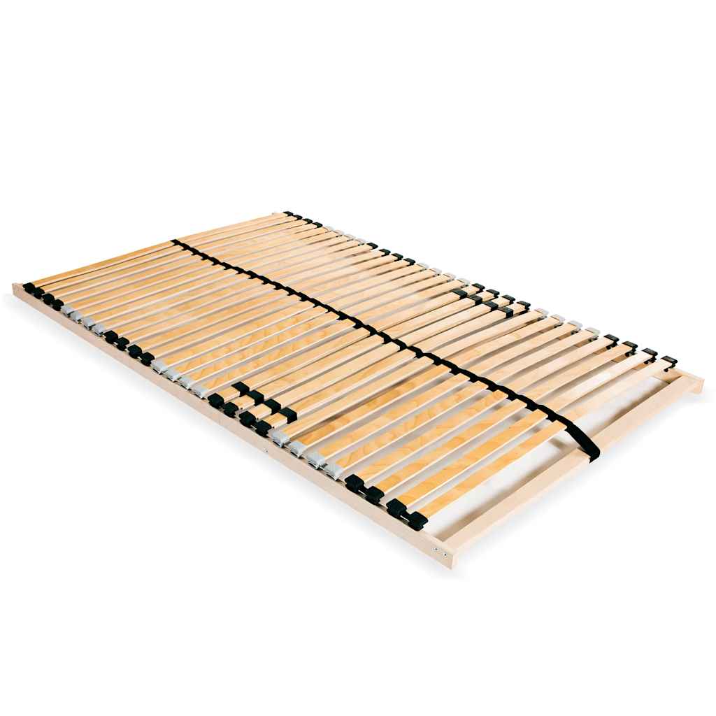 Sommier à lattes sans matelas avec 28 lattes 7 zones 100x200 cm - XIOS