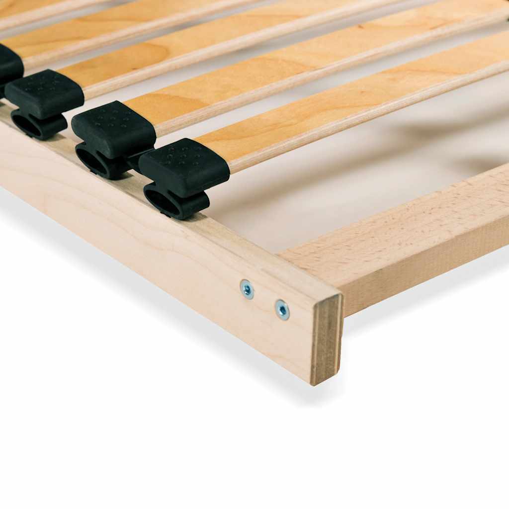 Sommier à lattes sans matelas avec 28 lattes 7 zones 100x200 cm - XIOS