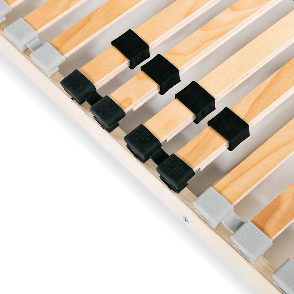 Sommier à lattes sans matelas avec 28 lattes 7 zones 100x200 cm - XIOS