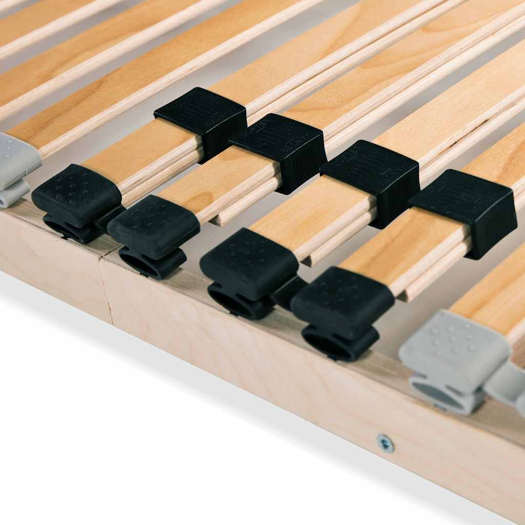 Sommier à lattes sans matelas avec 28 lattes 7 zones 100x200 cm - XIOS