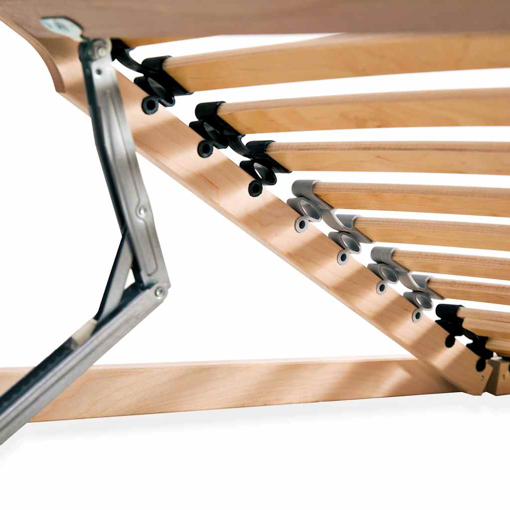 Sommier à lattes sans matelas avec 28 lattes 7 zones 80x200 cm - XIOS