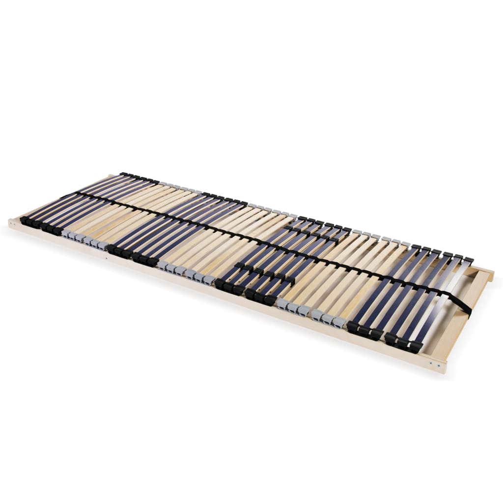Sommier à lattes sans matelas avec 42 lattes 7 zones 90x200 cm - XIOS