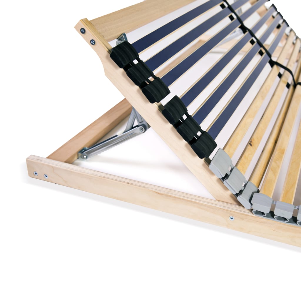Sommier à lattes sans matelas avec 42 lattes 7 zones 100x200 cm - XIOS
