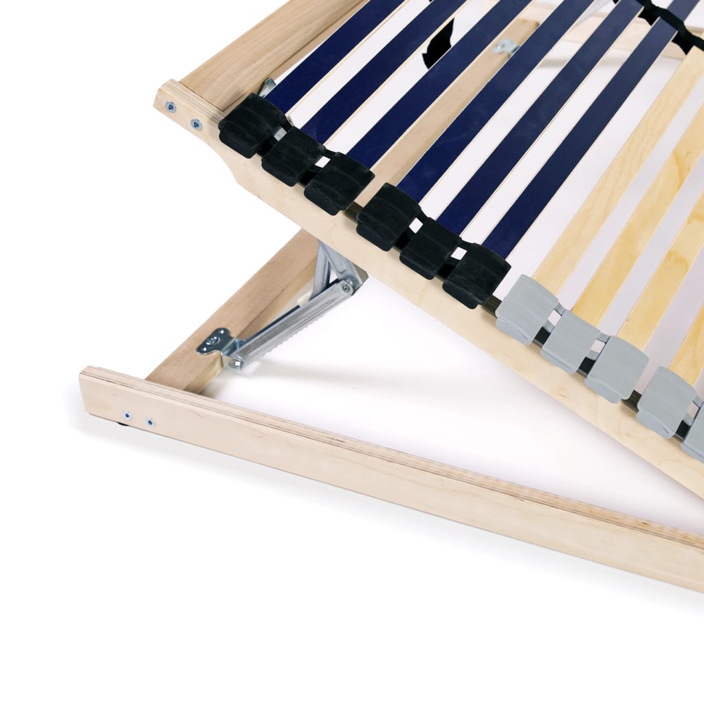 Sommier à lattes sans matelas avec 42 lattes 7 zones 90x200 cm - XIOS