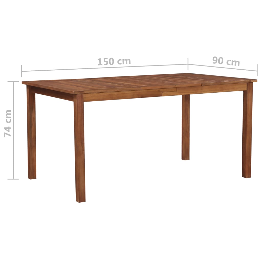 Ensemble à manger d'extérieur 7 pcs Résine tressée Noir marron - XIOS