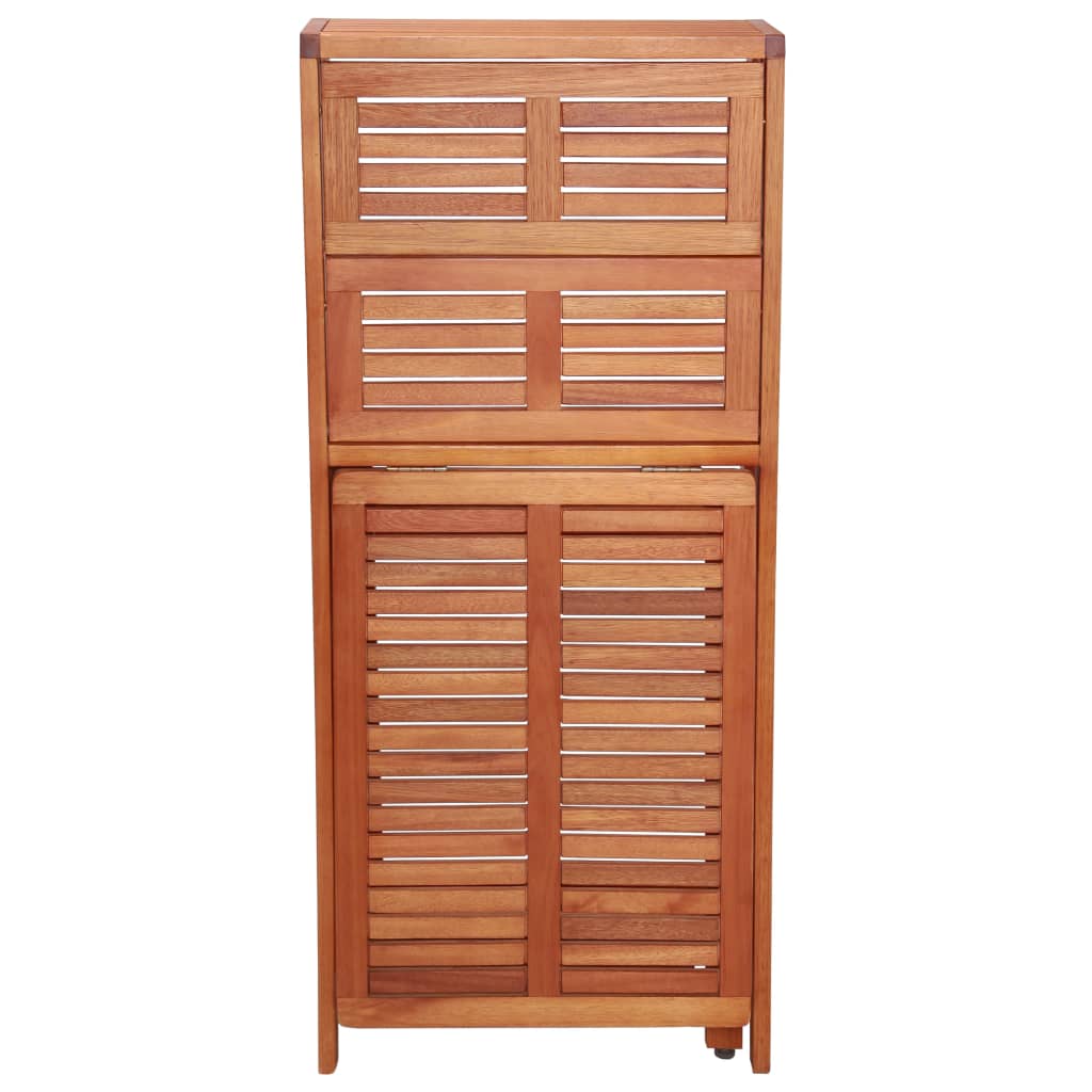 Mobilier de bistro pliable 3 pcs Bois d'acacia solide - XIOS