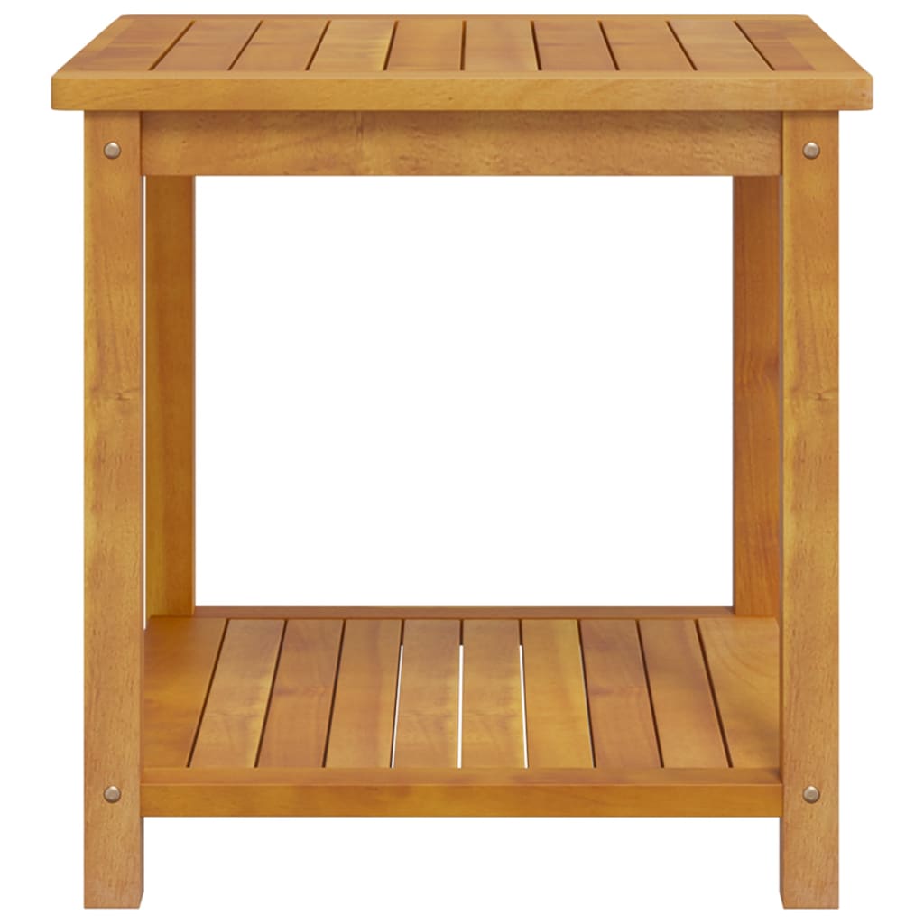 Table d'appoint Bois d'acacia massif 45x45x45 cm - XIOS