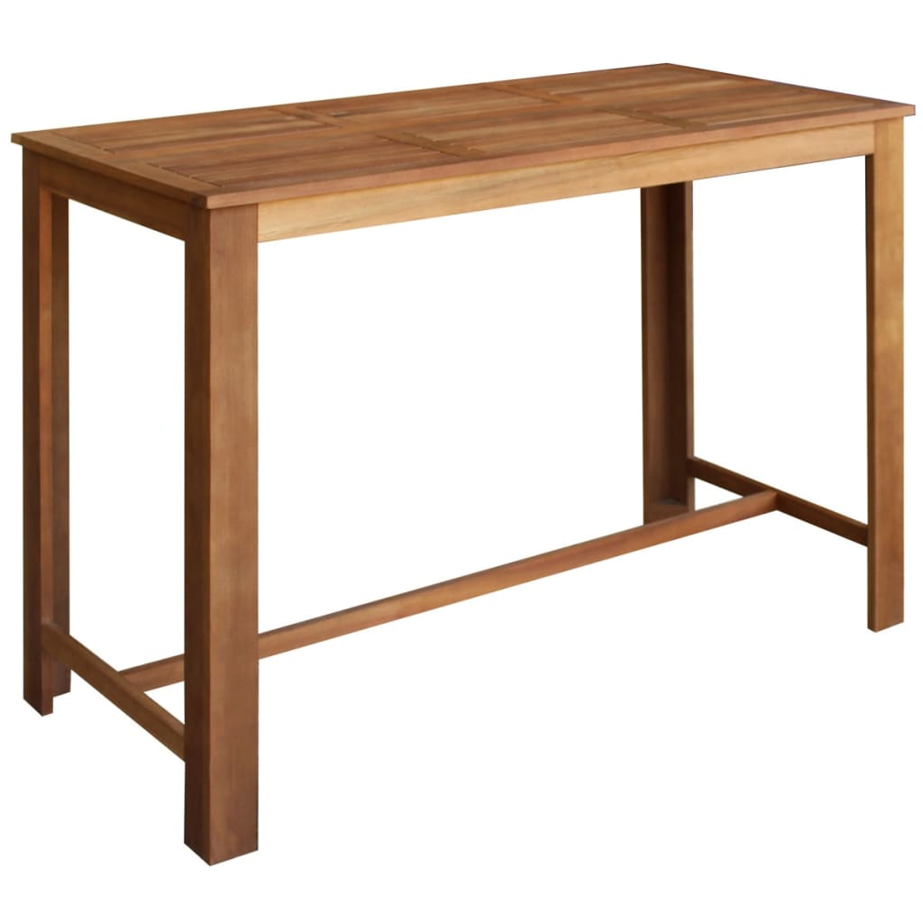 Table et tabourets de bar 7 pcs Bois d'acacia massif - XIOS