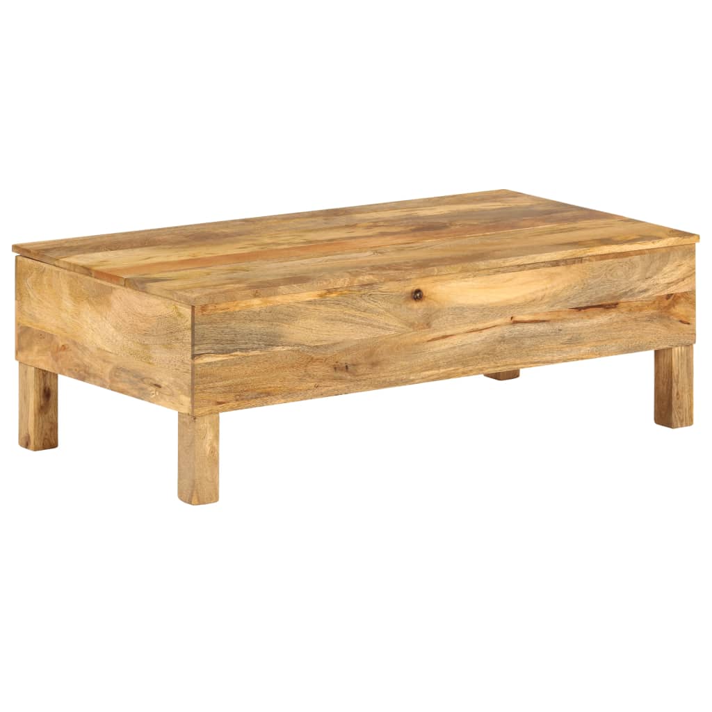 Table basse Bois de manguier massif 110x55x35 cm - XIOS