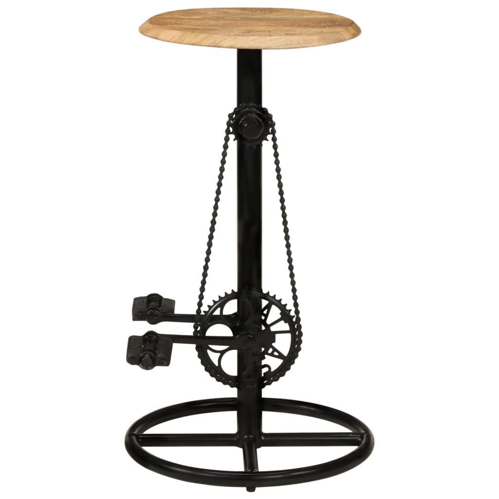 Chaises de bar lot de 2 bois de manguier solide - XIOS