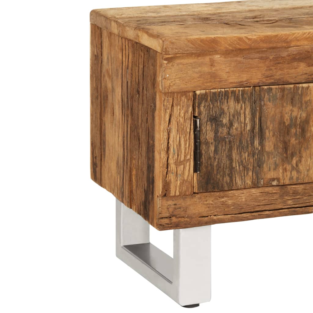 Meuble TV Bois de récupération massif 140x30x40 cm - XIOS