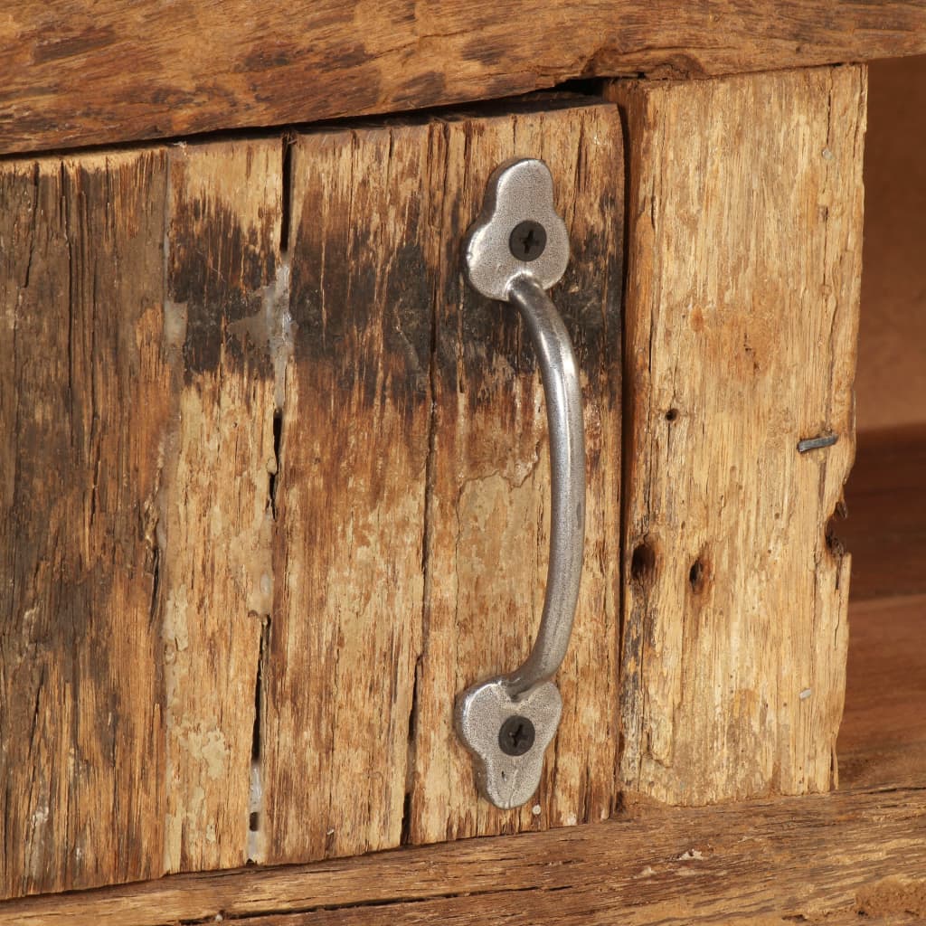 Meuble TV Bois de récupération massif 140x30x40 cm - XIOS