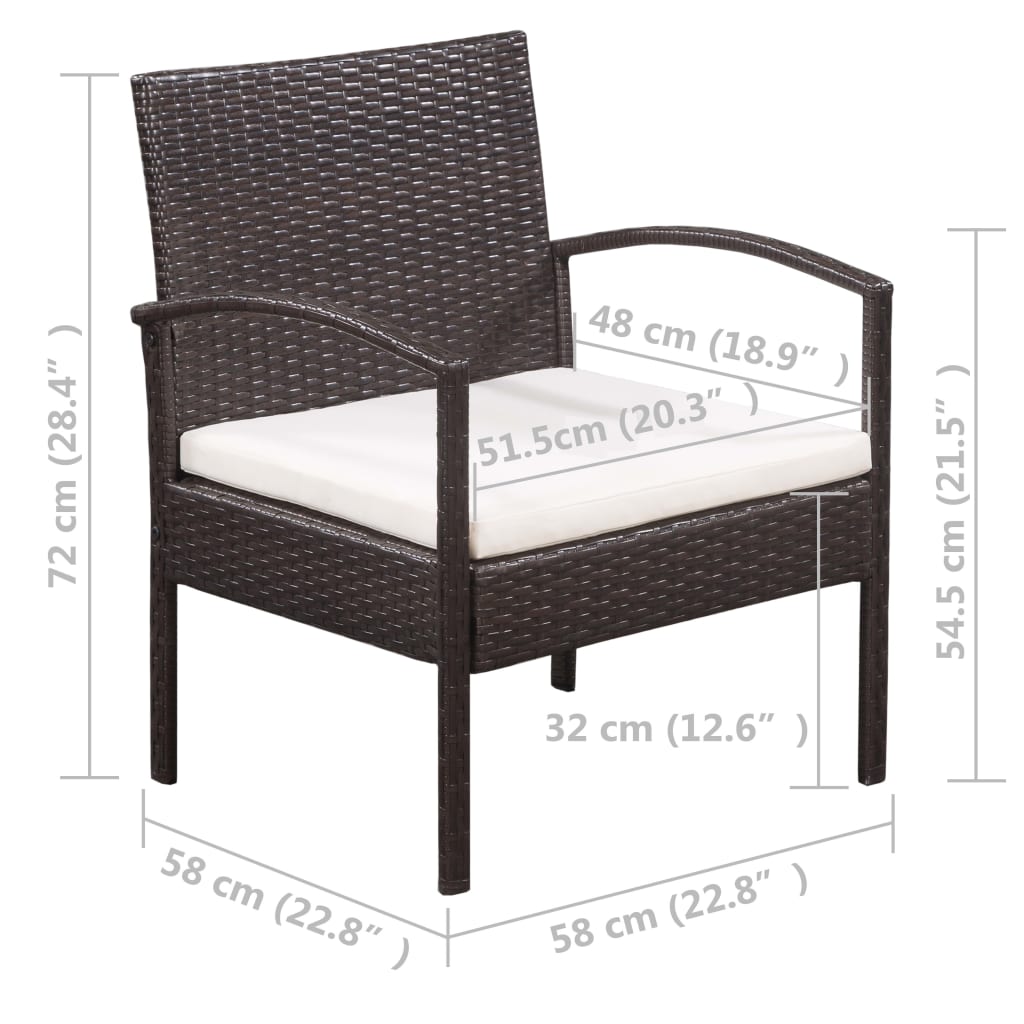 Salon de jardin 5 pcs avec coussins résine tressée noir - XIOS